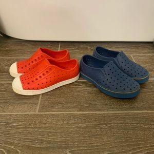 Two pairs boys Natives size 13